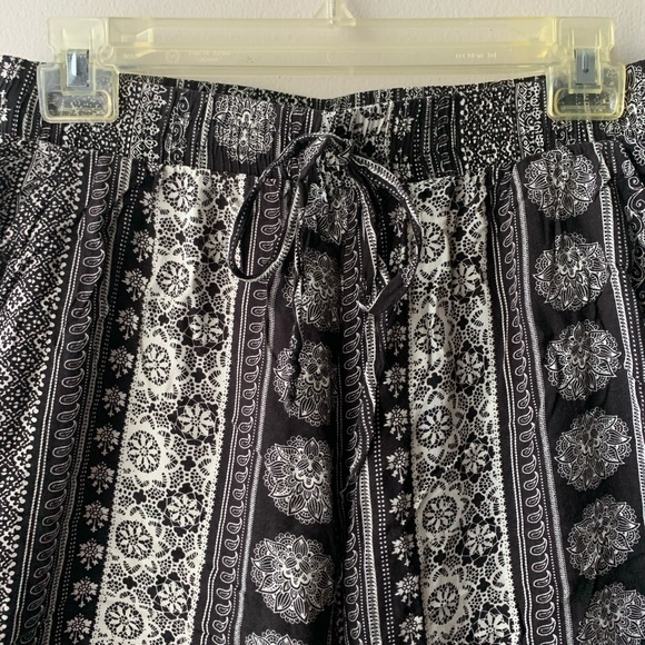 WIDE LEG BOHO FLARE PANTS - Picture 2 of 3